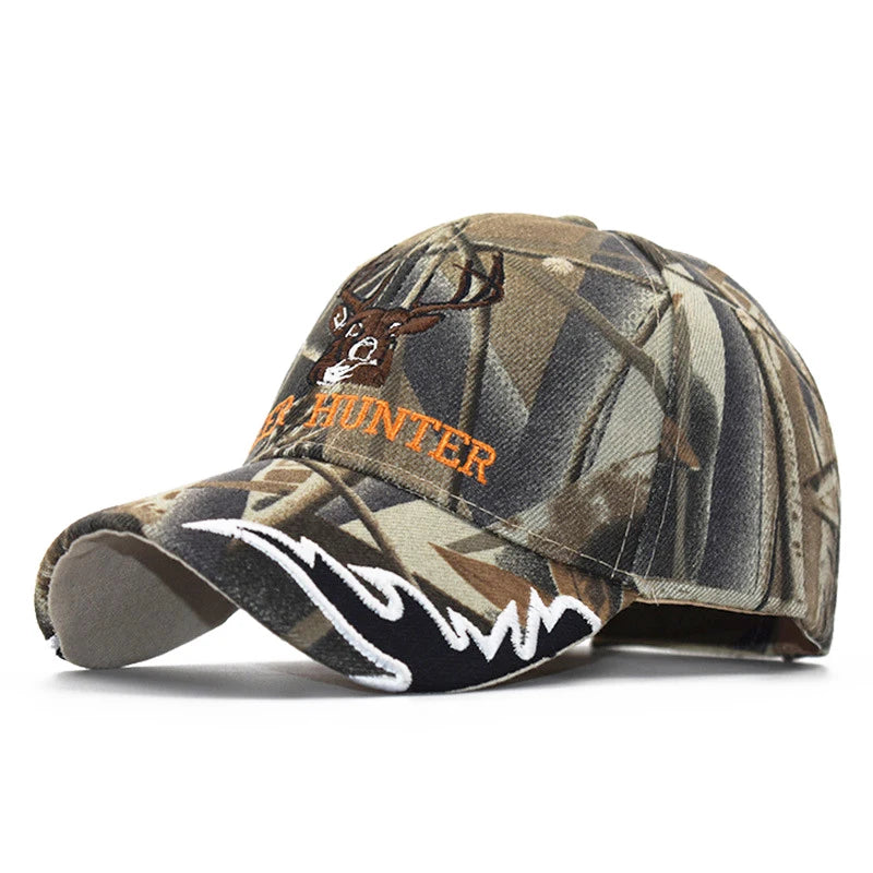 Camouflage Embroidered Snapback – Streetwear Baseball Cap