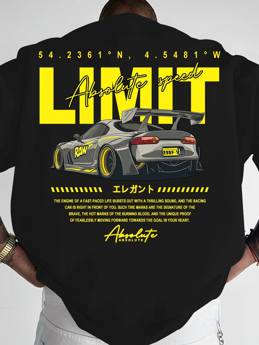 Retro JDM Tuner Car Graphic Tee – 100% Cotton Urban Automotive Streetwear