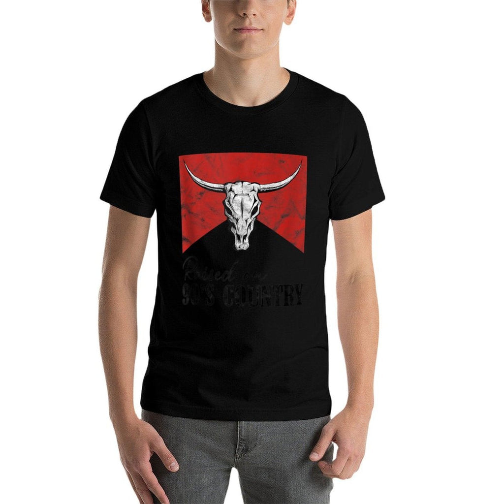 Flatland Sugar Bull Skull Country Music  Lightweight T-Shirt