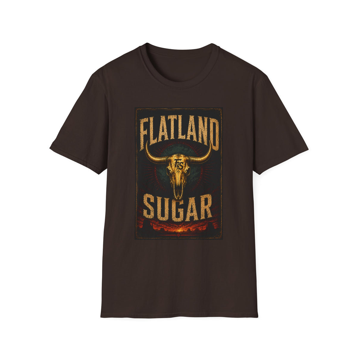 Flatland Sugar Vintage Bull Skull T-Shirt | Western Tee