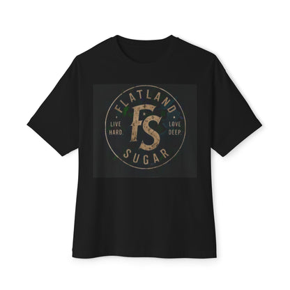 Flatland Sugar Vintage Logo Tee | 'Live Hard Love Deep' T-Shirt