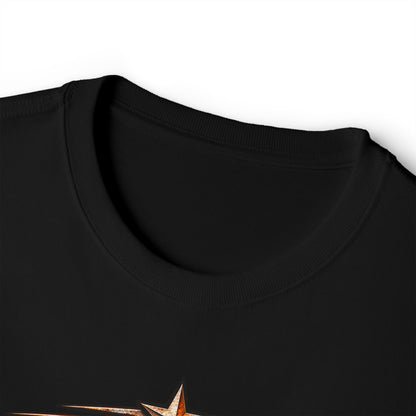 Flatland Sugar Graphic Tee — 'Wrong Side of Zero' Western Skull Sunset T-Shirt