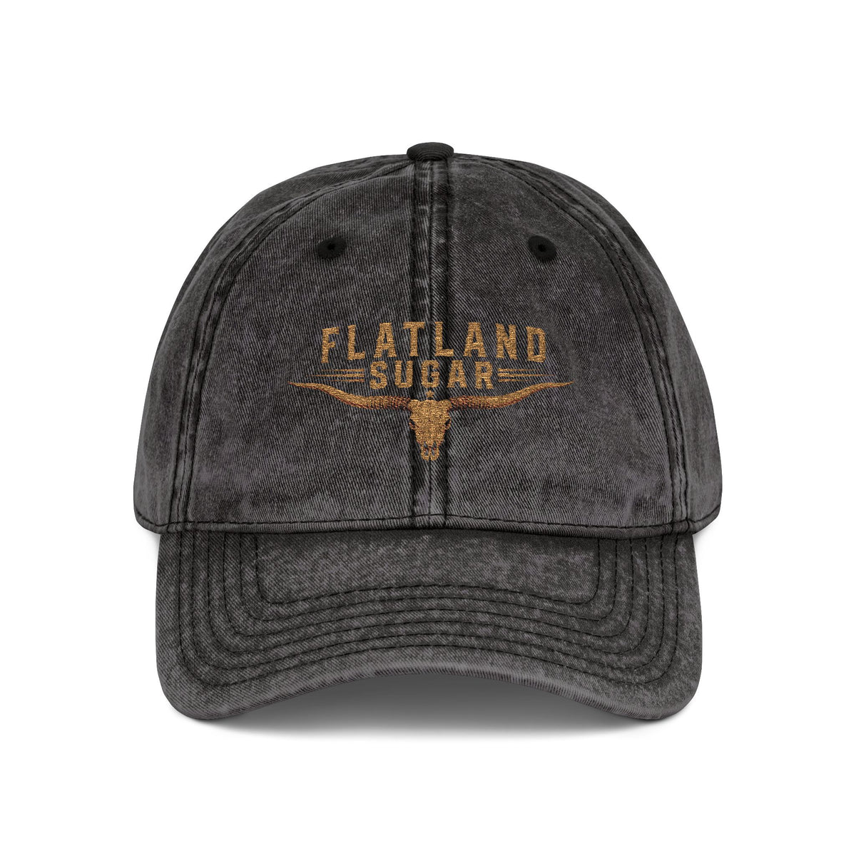 Flatland Sugar Embroidered Vintage Cap | Official Band Hat