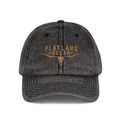 Flatland Sugar Embroidered Vintage Cap | Official Band Hat