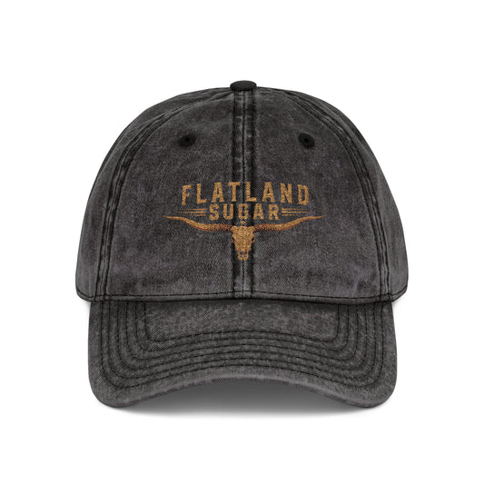 Flatland Sugar Embroidered Vintage Cap | Official Band Hat