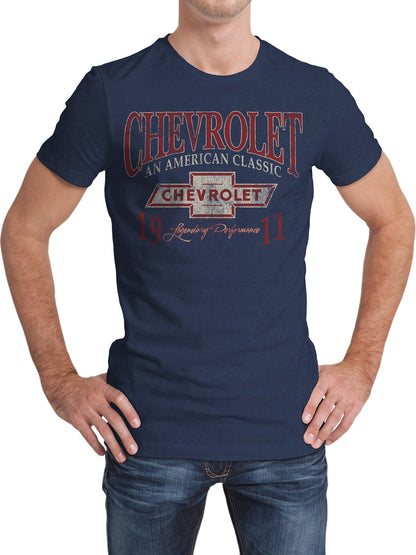 Chevrolet: An American Classic T-Shirt - Indigo Black Heather