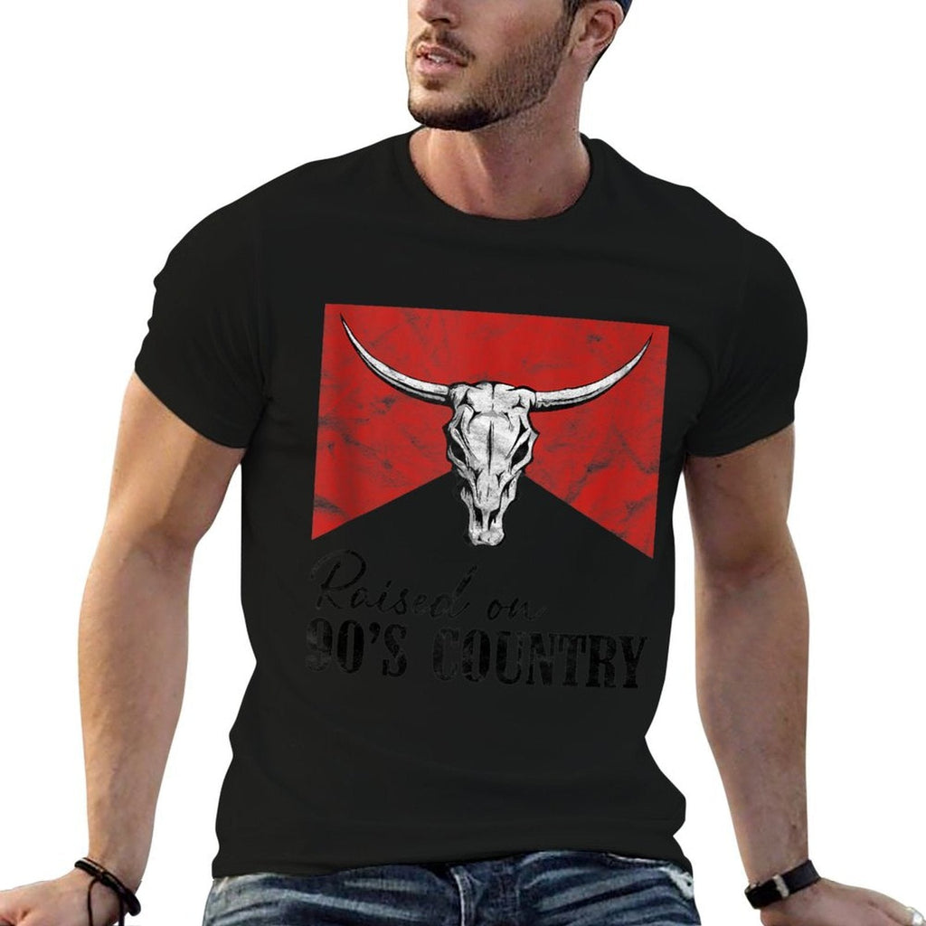 Flatland Sugar Bull Skull Country Music  Lightweight T-Shirt