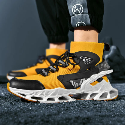 Breathable Race Trainer Running Shoes – Lightweight Casual Sports Sneakers
