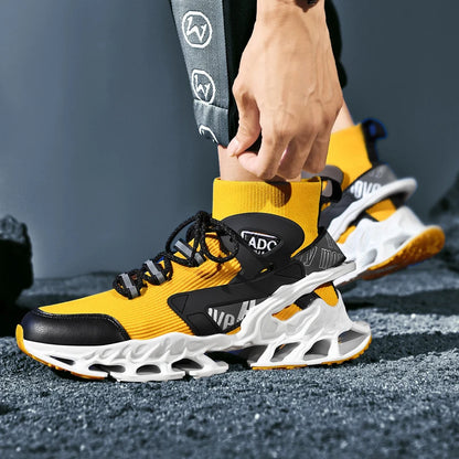 Breathable Race Trainer Running Shoes – Lightweight Casual Sports Sneakers