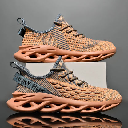 Breathable Race Trainer Running Shoes – Lightweight Casual Sports Sneakers