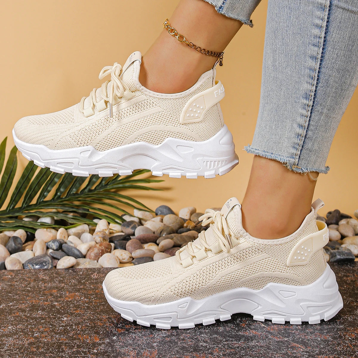 Chunky Platform Fashion Sneakers – Height-Increasing Versatile Women's Trainers