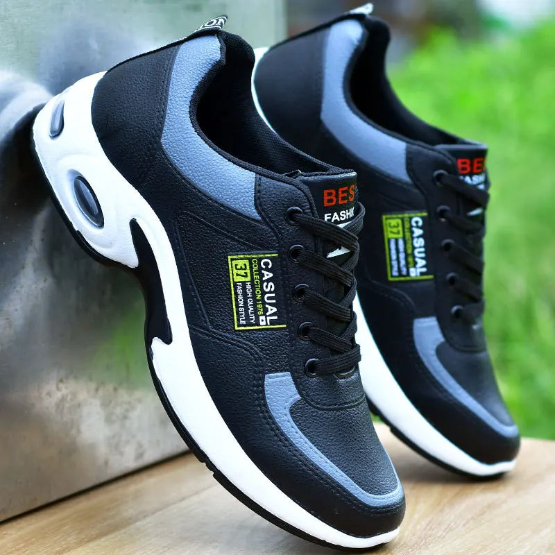 Thick Sole Large Size Sports Shoes – Breathable Casual Lace-Up Fashion Footwear