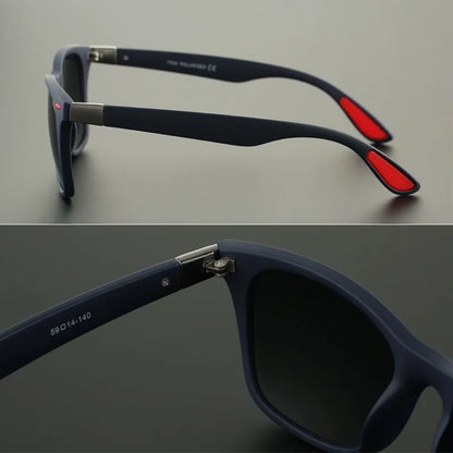 Retro Rectangle Sunglasses – Vintage UV400 Sports & Driving Shades