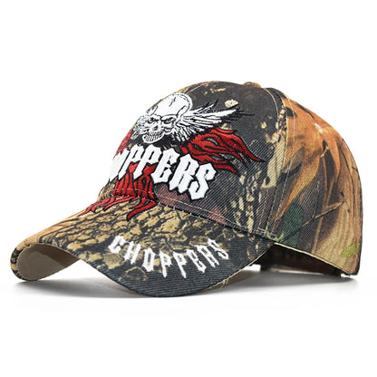 Camouflage Embroidered Snapback – Streetwear Baseball Cap