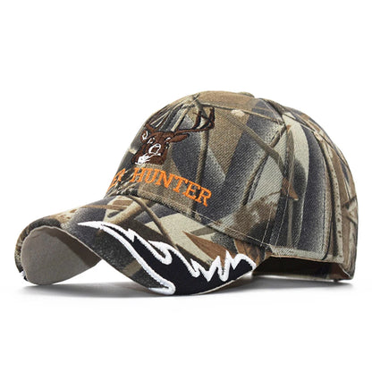 Camouflage Embroidered Snapback – Streetwear Baseball Cap