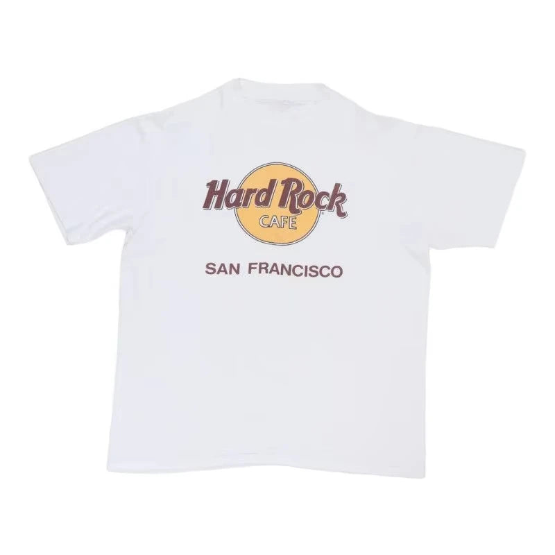 Retro 1980s Hard Rock Band Graphic Tee – Vintage Concert Style Streetwear