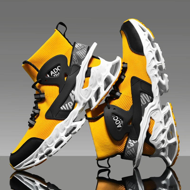 Breathable Race Trainer Running Shoes – Lightweight Casual Sports Sneakers