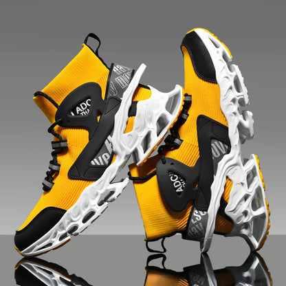 Breathable Race Trainer Running Shoes – Lightweight Casual Sports Sneakers