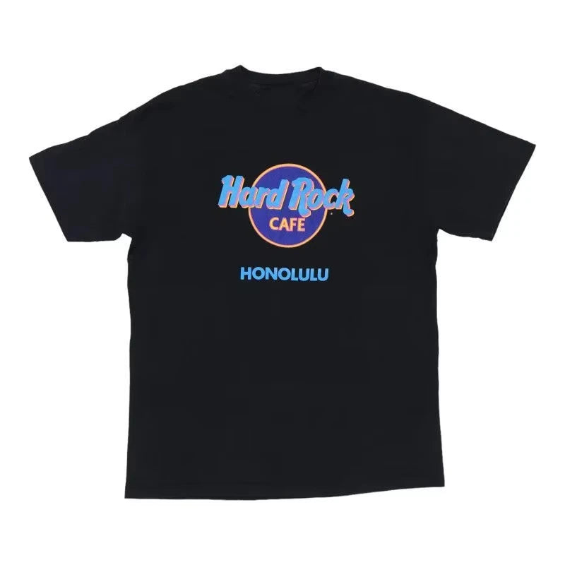 Retro 1980s Hard Rock Band Graphic Tee – Vintage Concert Style Streetwear