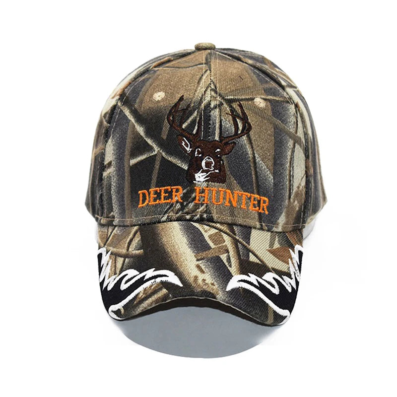 Camouflage Embroidered Snapback – Streetwear Baseball Cap