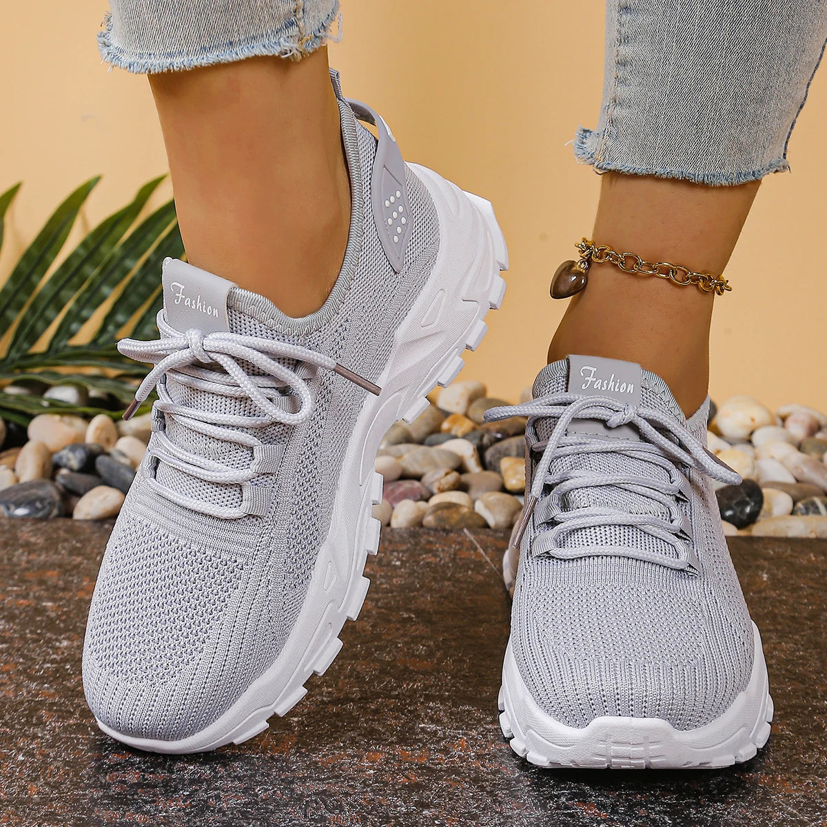 Chunky Platform Fashion Sneakers – Height-Increasing Versatile Women's Trainers