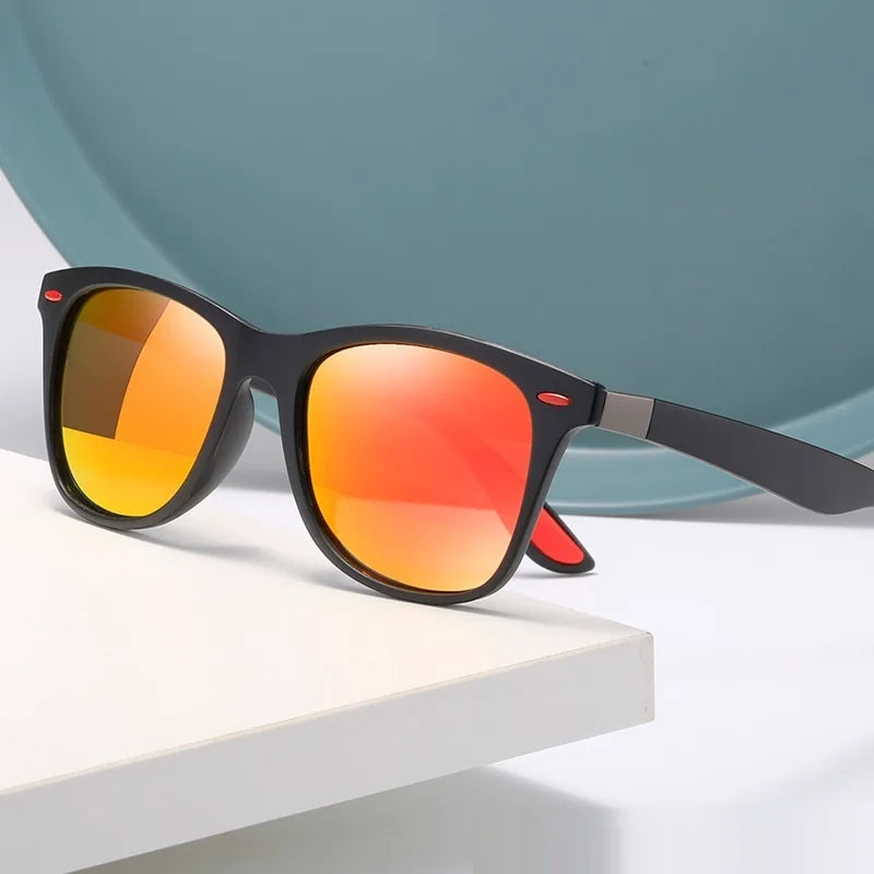 Retro Rectangle Sunglasses – Vintage UV400 Sports & Driving Shades