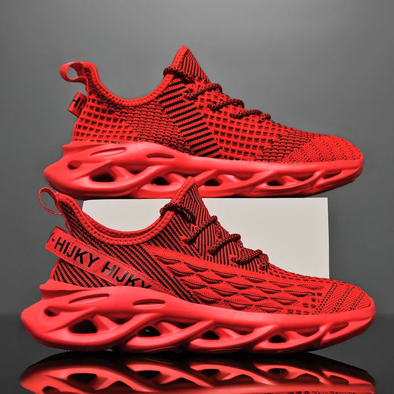 Breathable Race Trainer Running Shoes – Lightweight Casual Sports Sneakers