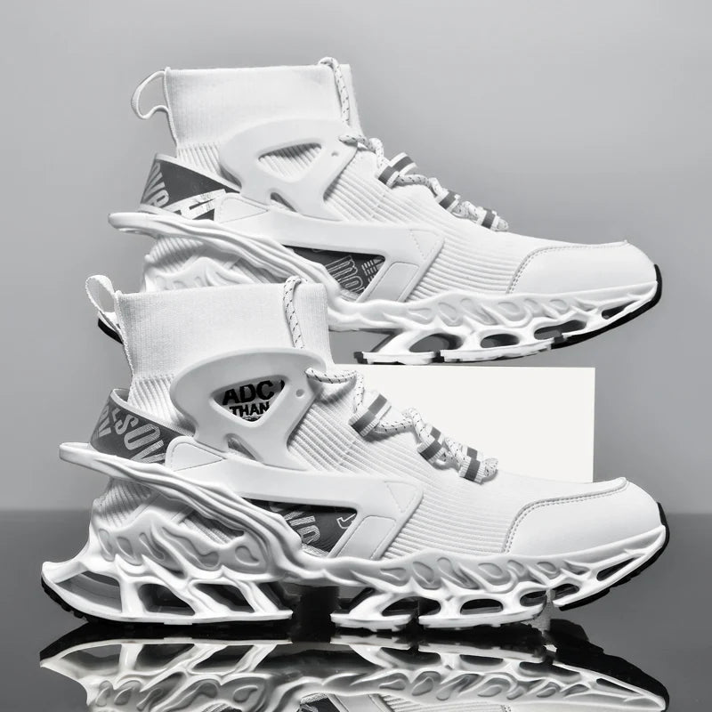 Breathable Race Trainer Running Shoes – Lightweight Casual Sports Sneakers