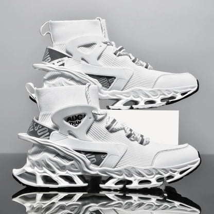 Breathable Race Trainer Running Shoes – Lightweight Casual Sports Sneakers