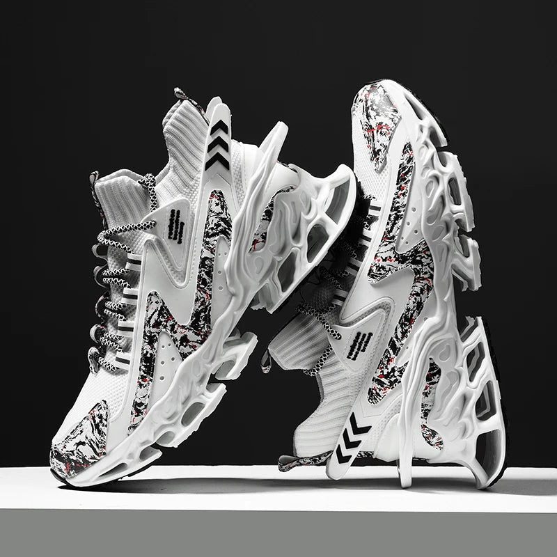 Breathable Race Trainer Running Shoes – Lightweight Casual Sports Sneakers