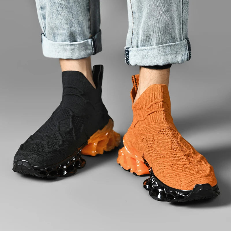 Breathable Race Trainer Running Shoes – Lightweight Casual Sports Sneakers