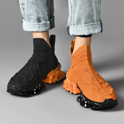 Breathable Race Trainer Running Shoes – Lightweight Casual Sports Sneakers