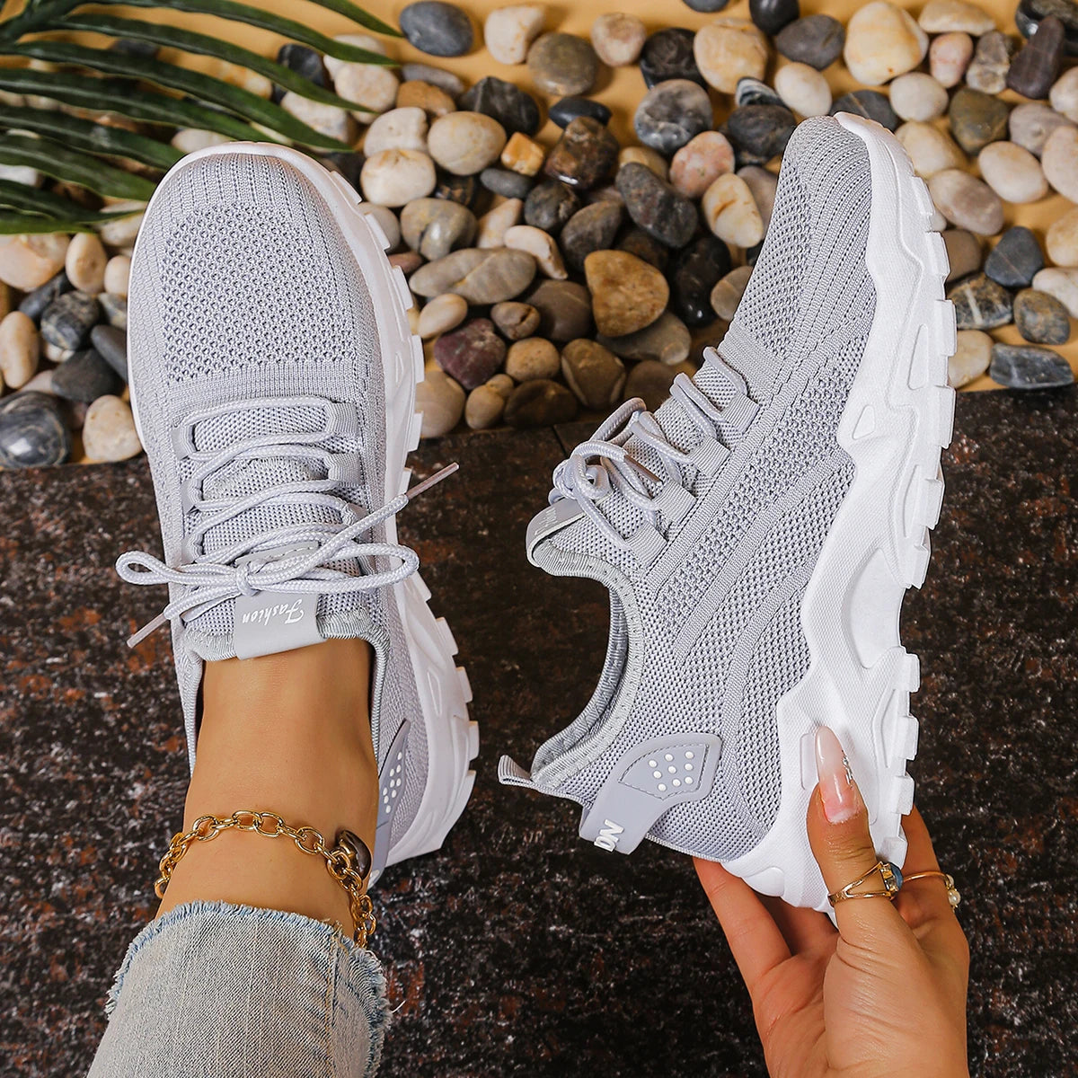 Chunky Platform Fashion Sneakers – Height-Increasing Versatile Women's Trainers