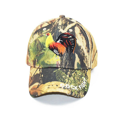 Camouflage Embroidered Snapback – Streetwear Baseball Cap