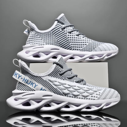 Breathable Race Trainer Running Shoes – Lightweight Casual Sports Sneakers