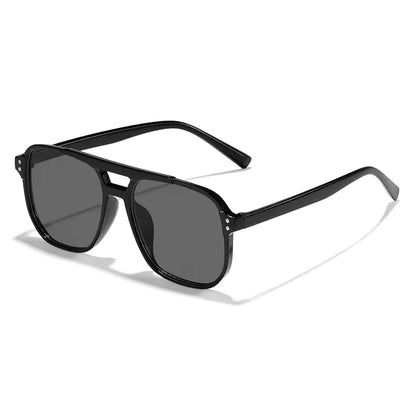 Oversized Retro Square Sunglasses – Unisex UV400 Designer Streetwear Shades