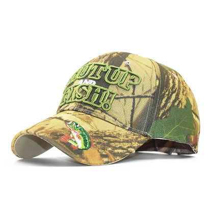 Camouflage Embroidered Snapback – Streetwear Baseball Cap