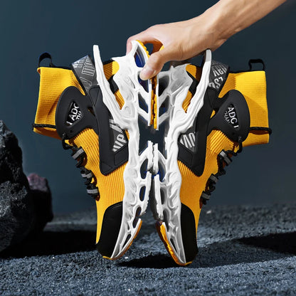 Breathable Race Trainer Running Shoes – Lightweight Casual Sports Sneakers